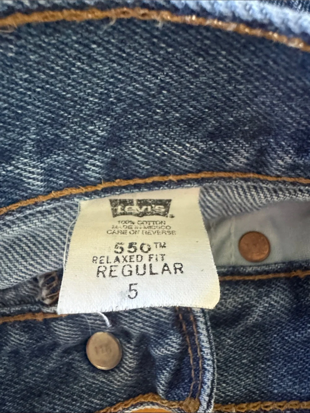 Vintage Levi's Blue Denim kid Shorts
